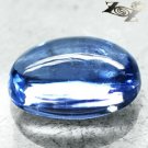 3.1 CT.VVS Natural Oval Cabochon 7.5*10 mm. Intense Sweet Blue Zoisite Tanzanite
