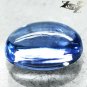 3.1 CT.VVS Natural Oval Cabochon 7.5*10 mm. Intense Sweet Blue Zoisite Tanzanite