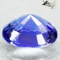 2.01 Ct.Flawless Full Fire Natural Oval 7.5*8.5 mm. Sweet Blue Purple Tanzanite