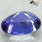 2.73 Ct.Firely Flawless Natural Oval 8*10 mm. Intense Blue Purple Tanzanite Gems