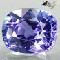 2.94 Ct.Flawless Full Fire Natural Cushion 7*9 mm Intense Sweet Purple Tanzanite