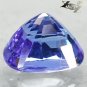 2.94 Ct.Flawless Full Fire Natural Cushion 7*9 mm Intense Sweet Purple Tanzanite