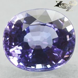2.98 Ct.Flawless Full Fire Natural Oval 8*9 mm. Intense Blue Purple Tanzanite