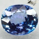 3.21 Ct.Full Fire Flawless Natural Oval 8*9 mm. Intense Blue Violet Tanzanite 坦桑