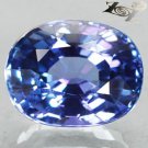3.69 Ct.Full Fire Flawless Natural Oval 7.5*10 mm. Intense Blue Purple Tanzanite