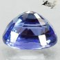 3.69 Ct.Full Fire Flawless Natural Oval 7.5*10 mm. Intense Blue Purple Tanzanite