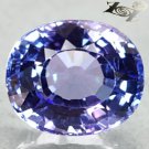 4.32 Ct.Full Fire Flawless Natural Oval 8.5*10mm Sweet Purple Tanzania Tanzanite