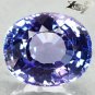 4.32 Ct.Full Fire Flawless Natural Oval 8.5*10mm Sweet Purple Tanzania Tanzanite