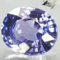 4.32 Ct.Full Fire Flawless Natural Oval 8.5*10mm Sweet Purple Tanzania Tanzanite