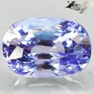 6.02 Ct.Flawless Full Fire Natural Oval 8.5*12.5 Sweet Purple Tanzania Tanzanite