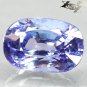 6.02 Ct.Flawless Full Fire Natural Oval 8.5*12.5 Sweet Purple Tanzania Tanzanite