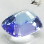 7.2 Ct.Flawless Full Fire Natural Cushion 10*12.5 mm Sweet Blue Purple Tanzanite