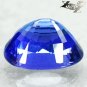 Full Fire Flawless Natural Oval 7*8.5 mm Vivid Violetish Blue Tanzanite 1.88 Ct.