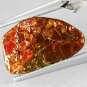 Rare Natural Iridescence Xtrem Rainbow Color Playing Dragon Skin Ammolite 1.1 Ct