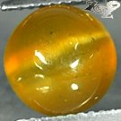 4.2 CT. Natural Round 9 mm. Strong Ca'ts Eye Tanzania Yellow Apatite 貓眼磷灰石 Gems