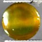 3.98 CT.Natural Oval 10 mm. Cat's Eye Effect Yellow Green Tanzania Apatite è²ç¼ç£·ç°ç³