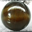 4.27 CT.Natural Round 8.5 mm. Honey Brown Strong Cat's Eye Tanzania Apatite Gems