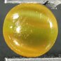 Natural Round 6.5 mm. Strong Cat's Eye Effect Intense Yellow Apatite 1.71 CT.Gem