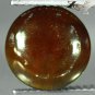 6.62 CT.Natural Round 10 mm. Cat's Eye Intense Honey Brown Tanzania Apatite Gems