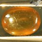 3.21 CT.Natural Oval 7*9.5 mm. Cat's Eye Effect Yellow Tanzania Apatite Gemstone
