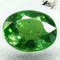 2.5 CT.Natural Oval 8 * 9 mm. Intense Leaf Green Madagascar Apatite Loose Gems