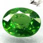 2.5 CT.Natural Oval 8 * 9 mm. Intense Leaf Green Madagascar Apatite Loose Gems