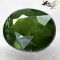7.53 CT.Natural Oval 10.5*13 mm. Intense Leaf Green Madagascar Apatite ç¶ è²ç£·ç°ç³