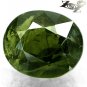 9.45 CT.Natural Oval 11*13 mm. Intense Leaf Green Madagascar Apatite Loose Gems