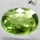 2.75 Ct.Full Fire Natural Oval 8*9.5 mm Tanzania Rich Bright Olive Green Apatite
