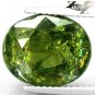 6.94 CT.Natural Oval 10.5*13 mm. Rainbow Spark Intense Leaf Green Apatite &ccedil;&para;&nbsp;&egrave;�&sup2;&ccedil;&pound;&middot;&ccedil;�&deg;&ccedil;�&sup3;