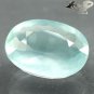 19.22 CT.Natural Oval 16*21 mm. Intense Aqua Blue Tanzania Aquamarine Beryl æµ·è寶ç³