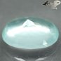 19.22 CT.Natural Oval 16*21 mm. Intense Aqua Blue Tanzania Aquamarine Beryl æµ·è寶ç³