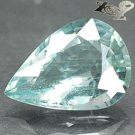 6.82 CT.Firly Natural Pear 12*16.5 mm Intense Aqua Greenish Blue Aquamarine 海藍寶石