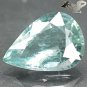 6.82 CT.Firly Natural Pear 12*16.5 mm Intense Aqua Greenish Blue Aquamarine 海藍寶石