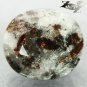 4.62 CT.Natural Oval 9.5*11mm Spark Orange Plates Matrix Russia Astrophylite 星葉石