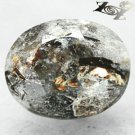 5.81 CT.Natural Oval 10*12.5 mm. Spark Orange Plates Matrix Russia Astrophylite