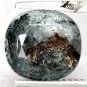 5.94 CT.Natural Cushion 10*11 mm.Spark Orange Plates Matrix Russia Astrophylite