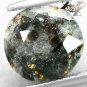4.03 CT.Natural Round 10 mm. Spark Orange Plates Matrix Russia Astrophylite Gems