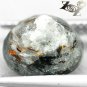 4.03 CT.Natural Round 10 mm. Spark Orange Plates Matrix Russia Astrophylite Gems
