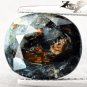 4.86 CT.Natural Oval 9*11 mm. Spark Orange Plates Full Table Russia Astrophylite