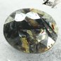 3.22 CT.Natural Oval 8.5*10 mm. Spark Orange Plates Matrix Astrophylite 星葉石
