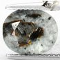 3.05 CT.Natural Oval 8.5*10 mm. Orange Spark Plates Matrix Russia Astrophylite