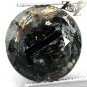 5.38 CT.Natural Round 10.5 mm. Spark Orange Plates Matrix Russia Astrophylite