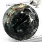 5.38 CT.Natural Round 10.5 mm. Spark Orange Plates Matrix Russia Astrophylite