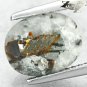 3.17 CT.Natural Oval 7.5*10 mm. Spark Orange Plates Matrix Russia Astrophylite