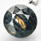 5.66 CT.Natural Round 10mm Spark Bright Orange Plates Matrix Astrophylite 星葉石
