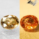 2.85 Ct.Rare Natural Oval 8*10 mm. Color Shift Brown France Ferro Axinite Gems