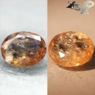 4.9 Ct.Natural Oval 11*13 mm. Color Shift Lilac Yellow Blue Magnesio Axinite