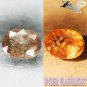 3.28 CT.Natural Oval 8*11 mm. Intense Lilac Salmon Peach Clr Shift Ferro Axinite