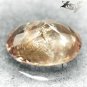 3.28 CT.Natural Oval 8*11 mm. Intense Lilac Salmon Peach Clr Shift Ferro Axinite
